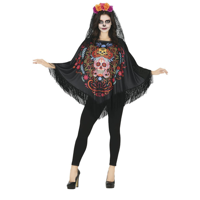 Poncho Doodshoofd M van Fiestas Guirca koop je bij Partywinkel