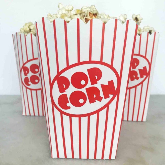 Popcorn Bakjes 12,5cm 8st van Unique koop je bij Partywinkel