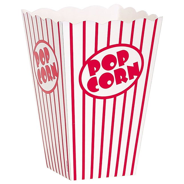 Popcorn Bakjes 16cm 10st van Unique koop je bij Partywinkel