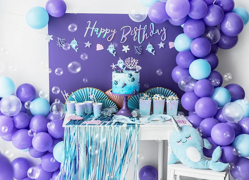 Popcorn Bakjes Zeemeermin 12,5cm 6st van Partydeco koop je bij Partywinkel