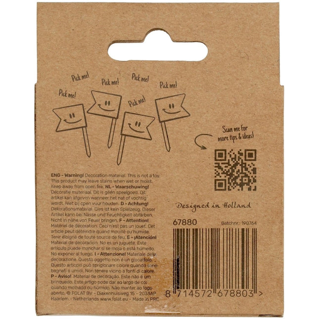 Prikkers 80 Jaar Rose Goud 6,5cm 36st van Folat koop je bij Partywinkel