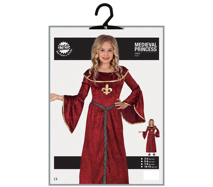 Prinses Kostuum Meisje Middeleeuwen van Fiestas Guirca koop je bij Partywinkel