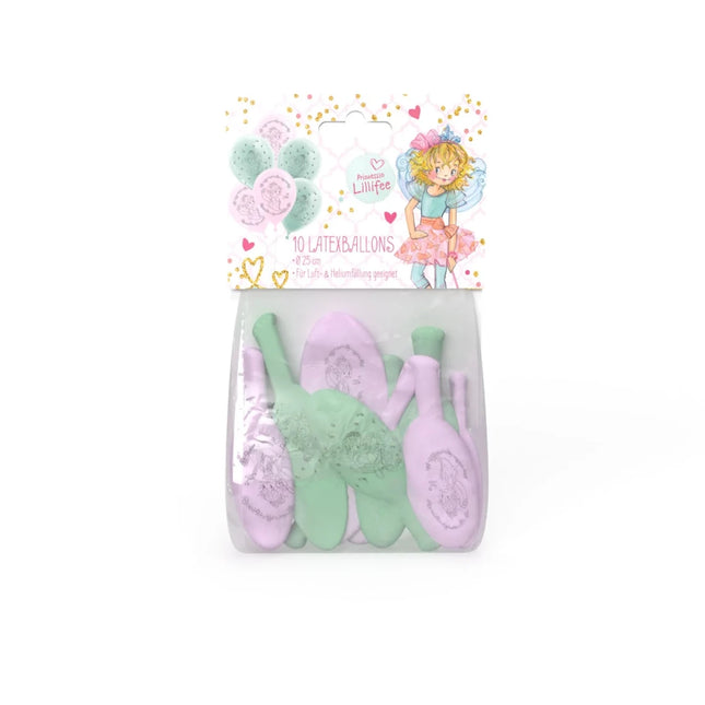 Prinses Lillifee Ballonnen 25cm 10st van VDV Benefit koop je bij Partywinkel