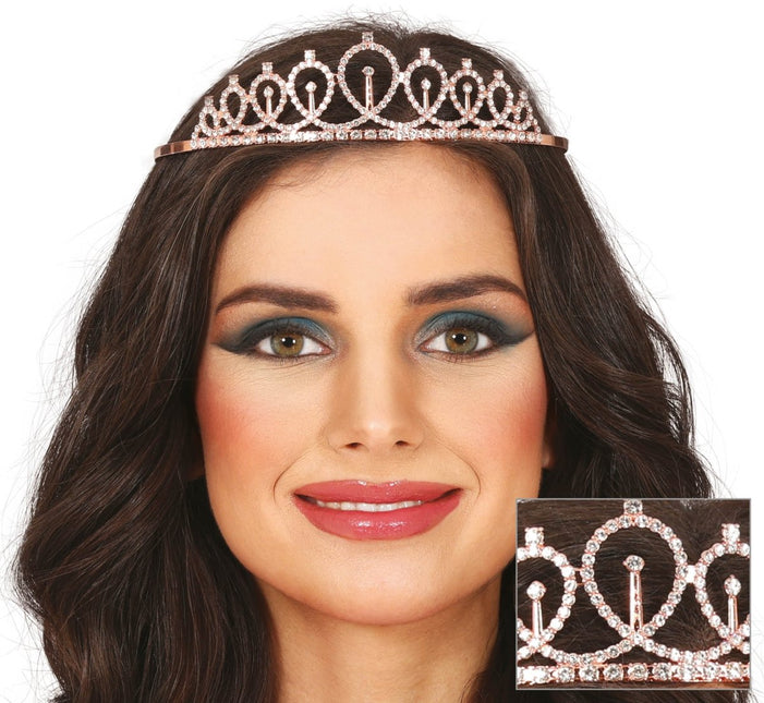 Prinses Tiara Goud van Fiestas Guirca koop je bij Partywinkel