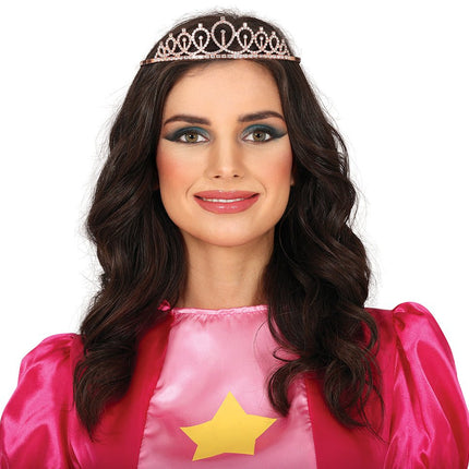 Prinses Tiara Goud van Fiestas Guirca koop je bij Partywinkel