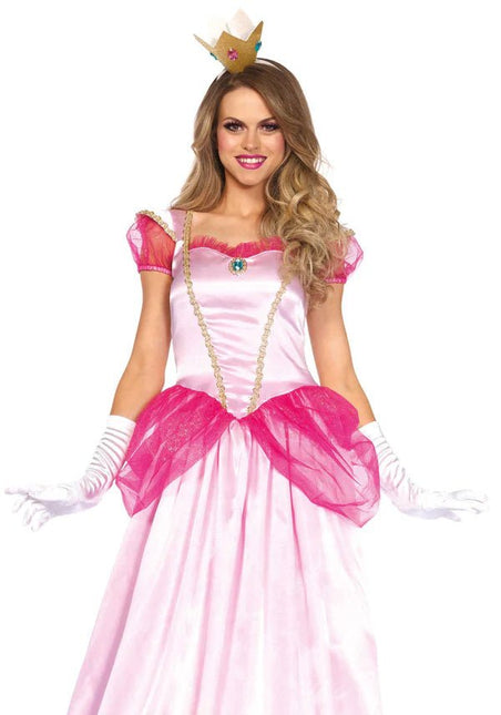 Prinsessen Jurk Roze Dames Peach Leg Avenue van Leg Avenue koop je bij Partywinkel