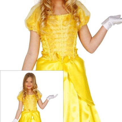 Prinsessenjurk Geel Kind van Fiestas Guirca koop je bij Partywinkel