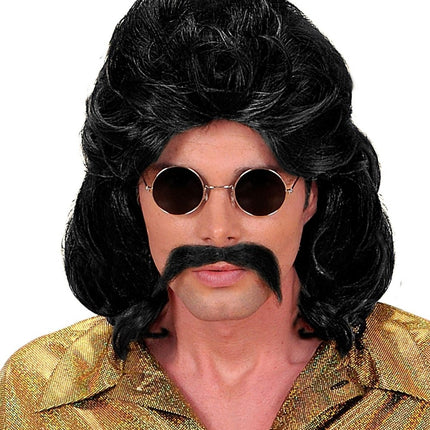 Pruik 70'S Zwart van Widmann koop je bij Partywinkel