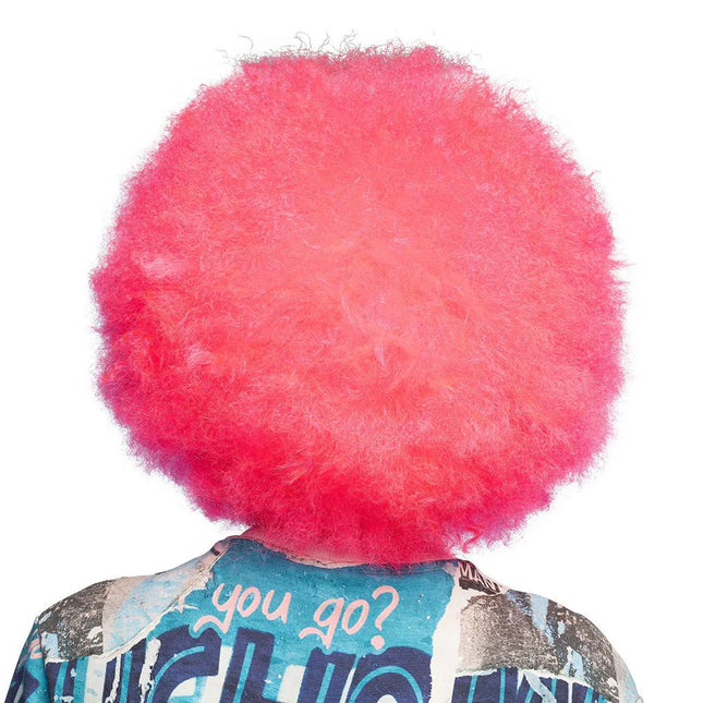 Pruik Sugar neonroze UV van Boland koop je bij Partywinkel