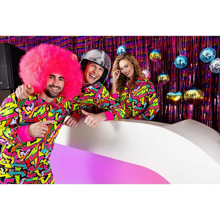 Pruik Sugar neonroze UV van Boland koop je bij Partywinkel