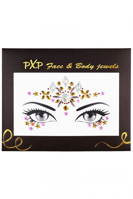 PXP Gezicht Sticker Face Jewels Princess Star van PXP Professional Colours koop je bij Partywinkel