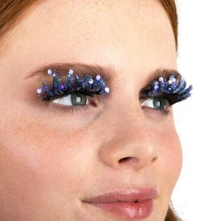 PXP Nep Wimpers Glitter UV Blauw Calypso van PXP Professional Colours koop je bij Partywinkel