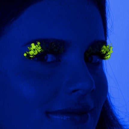 PXP Nep Wimpers Glitter UV Groen Barranquilla van PXP Professional Colours koop je bij Partywinkel