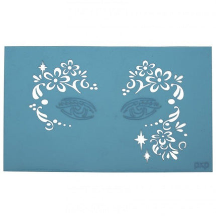 PXP Schmink Sjabloon Face Paint Bloemen van PXP Professional Colours koop je bij Partywinkel