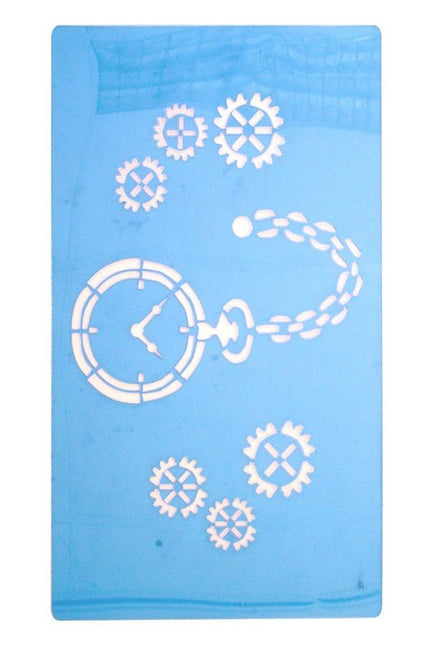 PXP Schmink Sjabloon Face Paint steampunk klok van PXP Professional Colours koop je bij Partywinkel