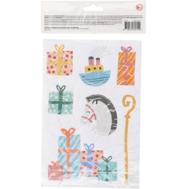 Raamstickers Welkom Sint & Pieten van Folat koop je bij Partywinkel