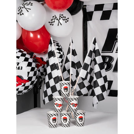 Race Handvlaggetje 60cm van Boland koop je bij Partywinkel