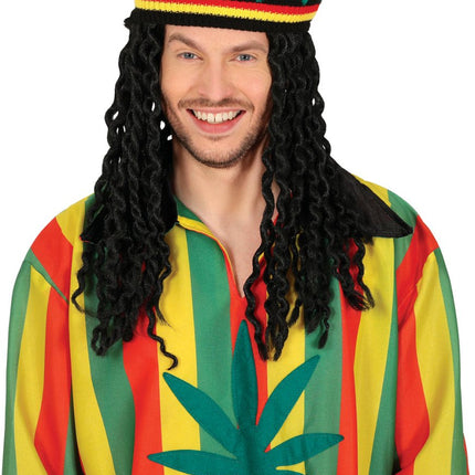 Rasta Muts Rood Groen van Fiestas Guirca koop je bij Partywinkel