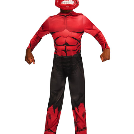 Red Hulk Kostuum Jongen