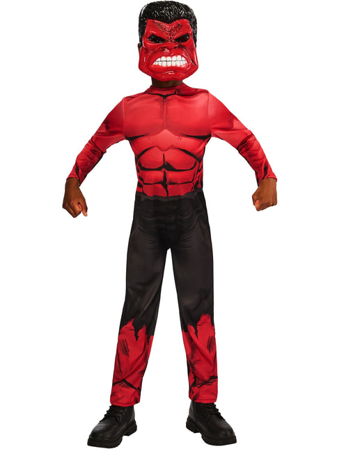 Red Hulk Kostuum Jongen