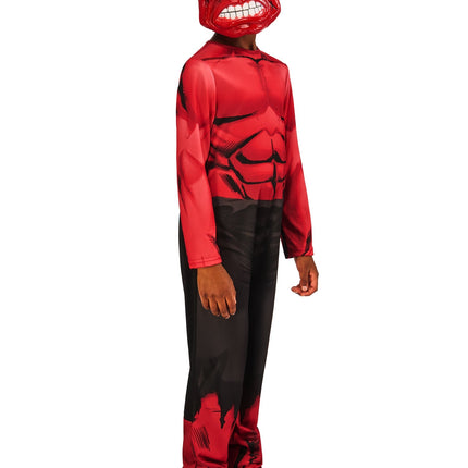 Red Hulk Kostuum Jongen