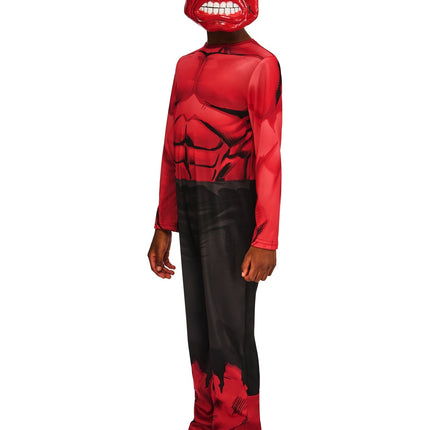 Red Hulk Kostuum Jongen