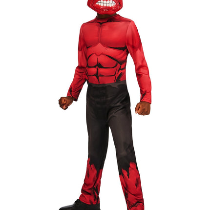 Red Hulk Kostuum Jongen