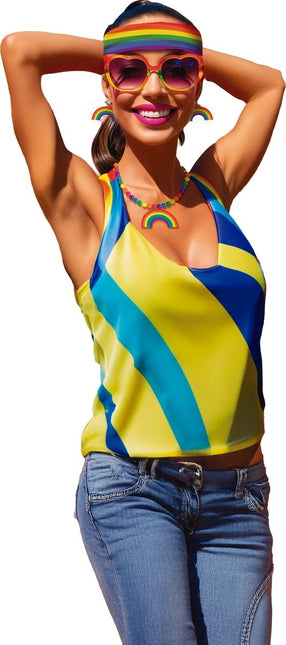 Regenboog Accessoireset 3 delig van Fiestas Guirca koop je bij Partywinkel