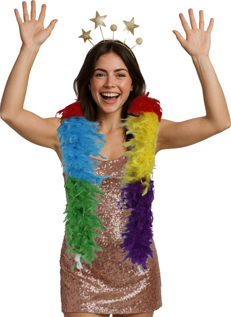 Regenboog Boa van Fiestas Guirca koop je bij Partywinkel