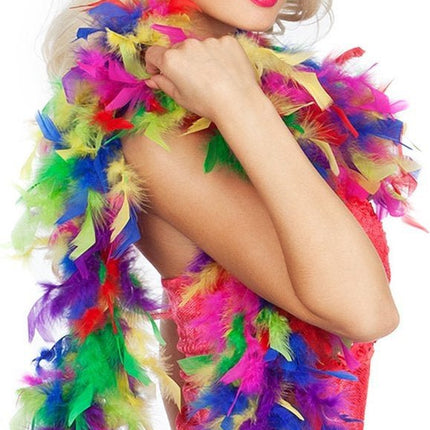 Regenboog Boa Gekleurd 1,8m van Boland koop je bij Partywinkel