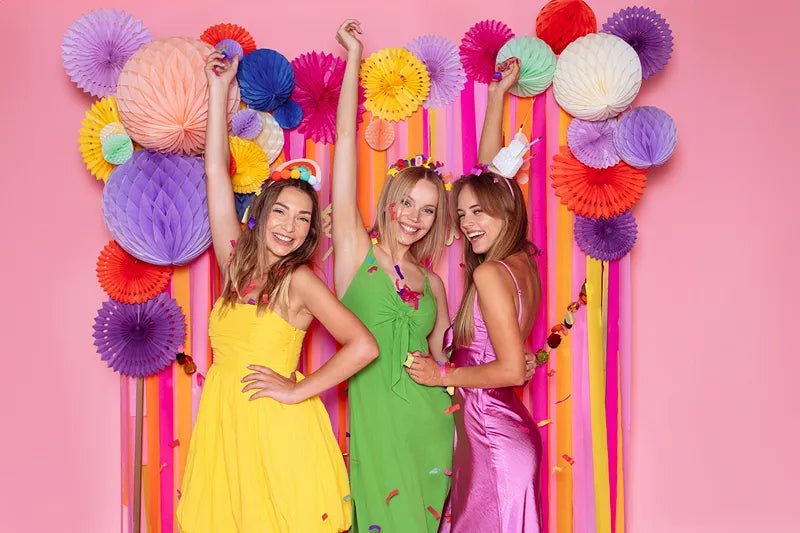 Regenboog Haarband van Partydeco koop je bij Partywinkel