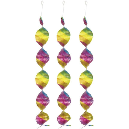 Regenboog Hangdecoratie 4st van Folat koop je bij Partywinkel