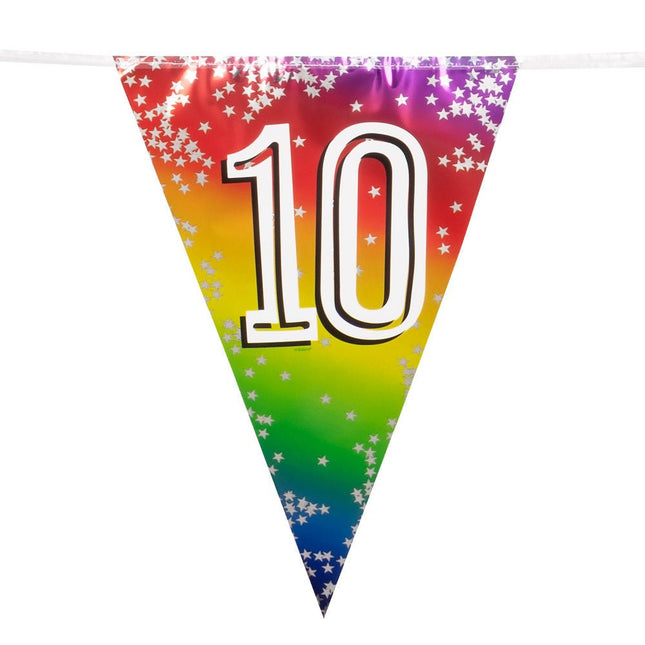 Regenboog Slinger 10 Jaar 6m van Boland koop je bij Partywinkel