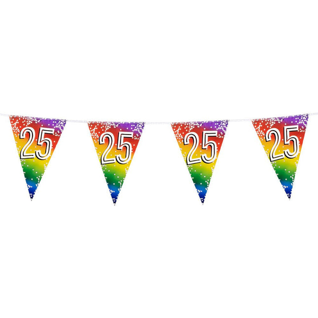Regenboog Slinger 25 Jaar 6m van Boland koop je bij Partywinkel