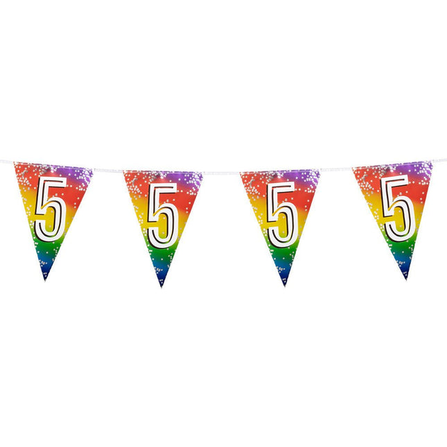 Regenboog Slinger 5 Jaar 6m van Boland koop je bij Partywinkel