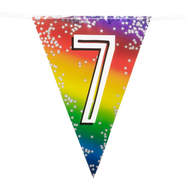 Regenboog Slinger 7 Jaar 6m van Boland koop je bij Partywinkel