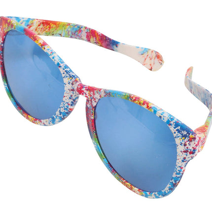 Reuzenbril Meerkleurig van Fiestas Guirca koop je bij Partywinkel