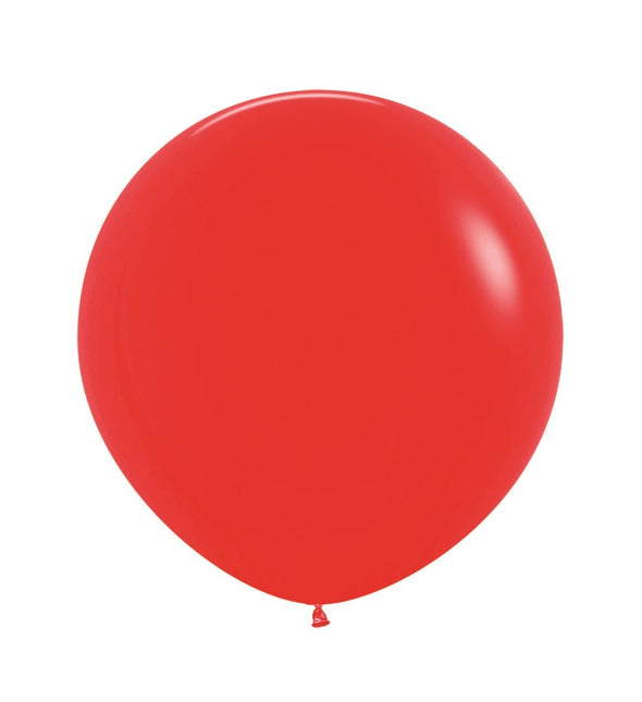 Rode Ballonnen 61cm 3st van Sempertex koop je bij Partywinkel