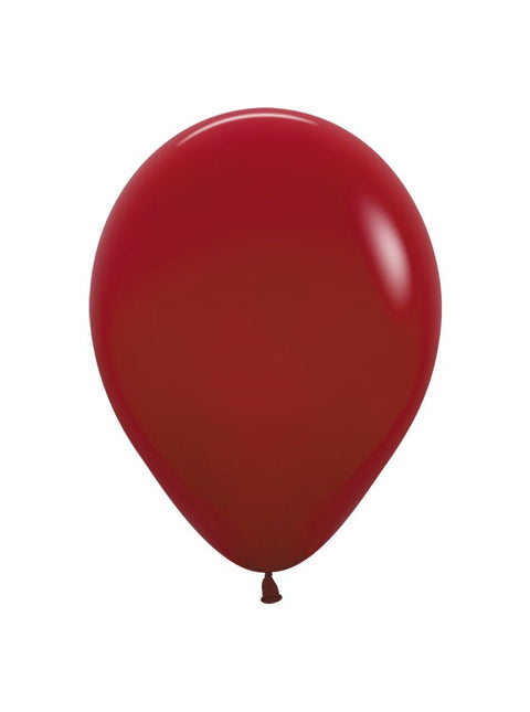 Rode Ballonnen Bordeaux 23cm 100st van Sempertex koop je bij Partywinkel