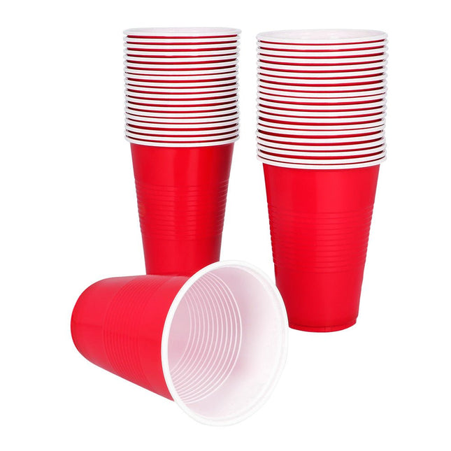 Rode Bekers 53cl 40st van Boland koop je bij Partywinkel