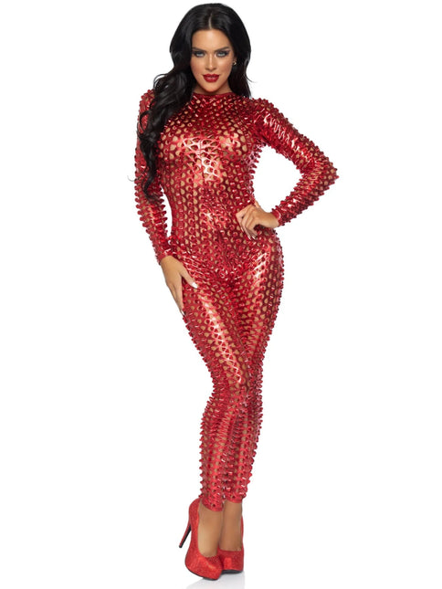 Rode Catsuit Dames Leg Avenue van Leg Avenue koop je bij Partywinkel