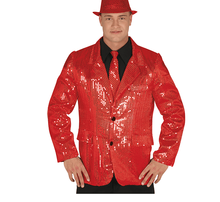 Rode Colbert Glitter van Fiestas Guirca koop je bij Partywinkel