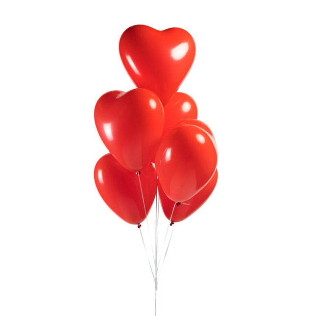 Rode Hartjes Ballonnen 30,5cm 100st van WeFiesta koop je bij Partywinkel