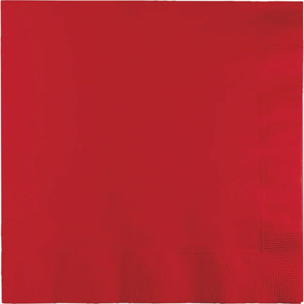 Rode Servetten 3 - Laags 41cm 25st van Creative Converting koop je bij Partywinkel