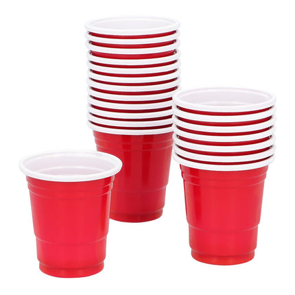 Rode Shotglaasjes 6cl 20st van Boland koop je bij Partywinkel