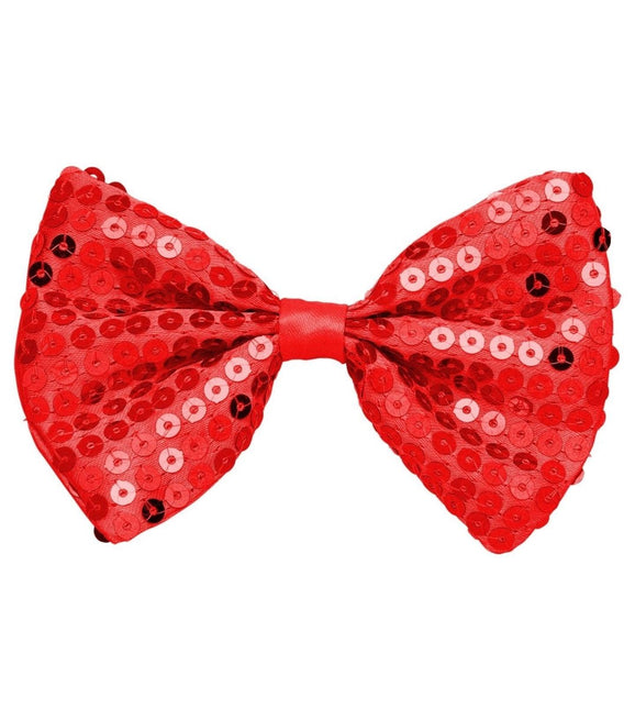 Rode Strik Pailletten van Widmann koop je bij Partywinkel