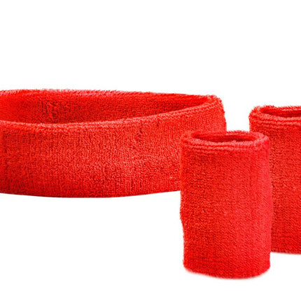 Rode Zweetbandjes Set van Wilbers & Wilbers koop je bij Partywinkel