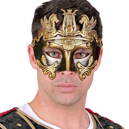 Romein Oogmasker Goud Zwart van Widmann koop je bij Partywinkel