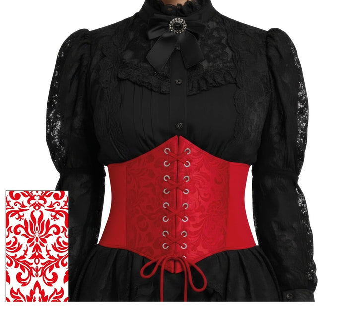 Rood Corset Glanzend van Fiestas Guirca koop je bij Partywinkel