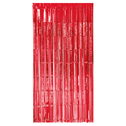 Rood Deurgordijn 2m van Paper Dreams koop je bij Partywinkel